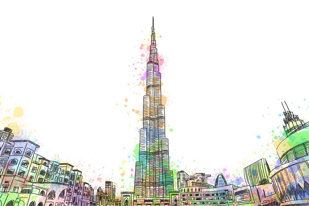 Burj khalifa - Free travel icons