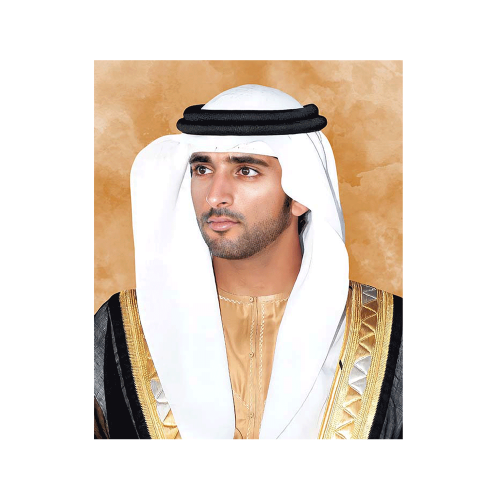 Official Portrait of His Highness Sheikh Hamdan Bin Mohammed Bin Rashid