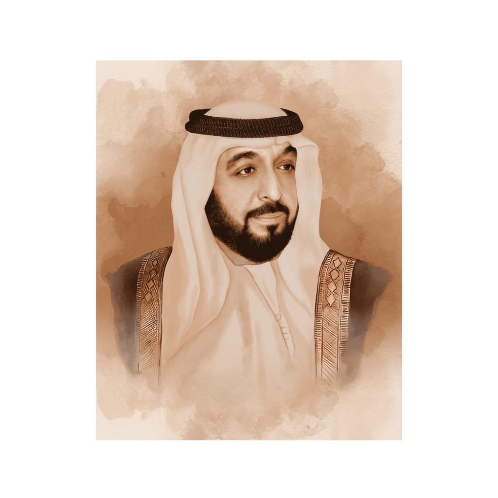 Official Portrait of His Highness Sheikh Khalifa Bin Zayed Al Nahyan