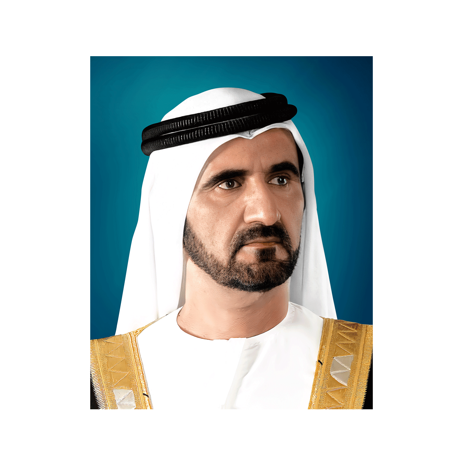 Official Portrait of His Highness Sheikh Mohammed Bin Rashid Al Maktoum ...