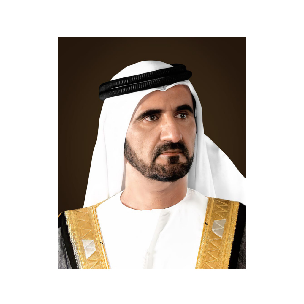 Official Portrait of His Highness Sheikh Mohammed Bin Rashid Al Maktoum