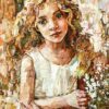 Beautiful curly girl