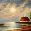 Calm in the sea