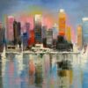 Cityscape pastels