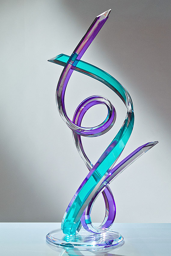 Double Loop Acrylic Sculpture
