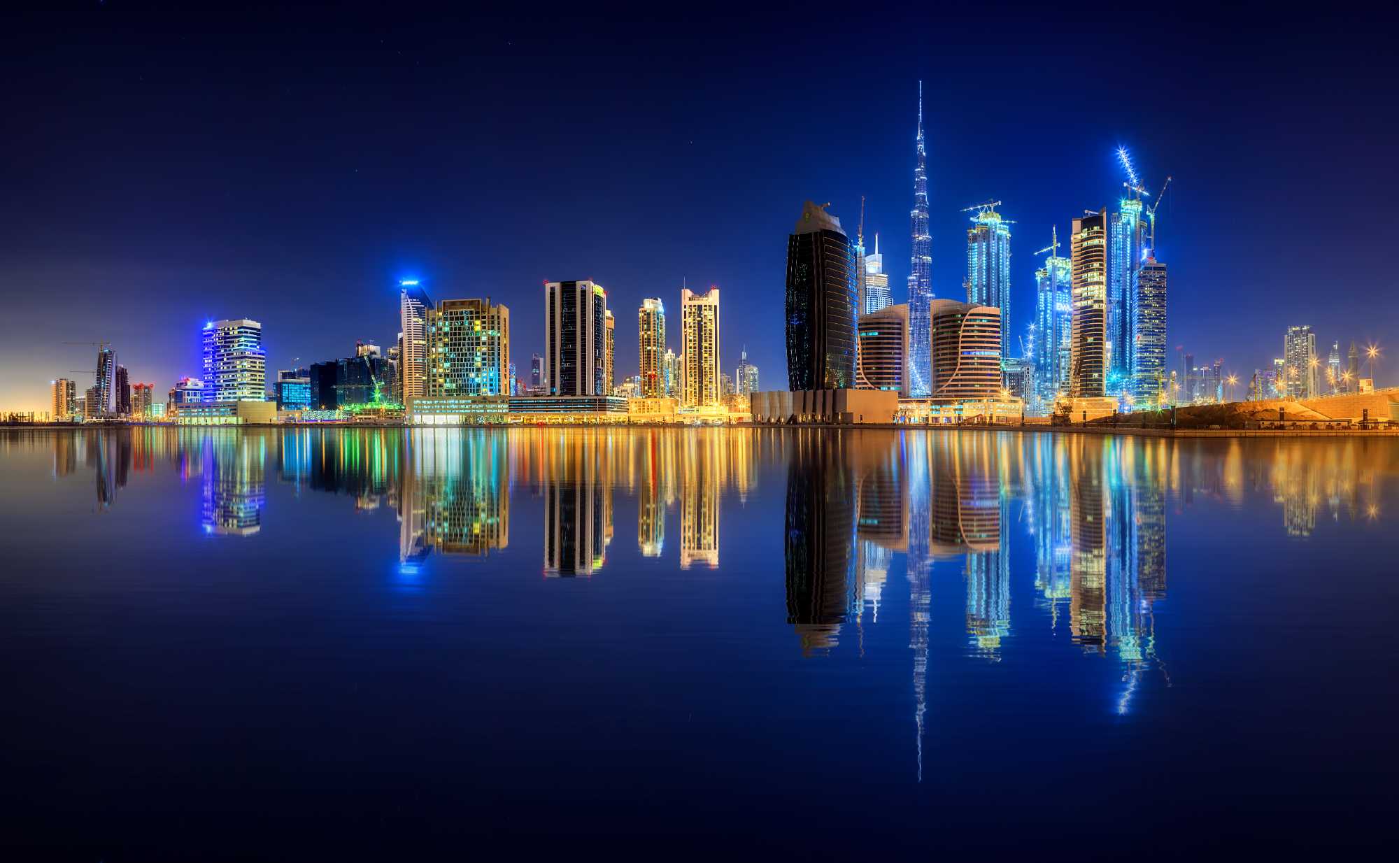Dubai Night wide