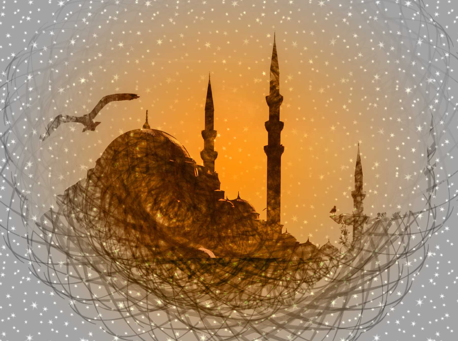 Eid Lanterns Islamic Print