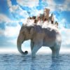 Elephant with City