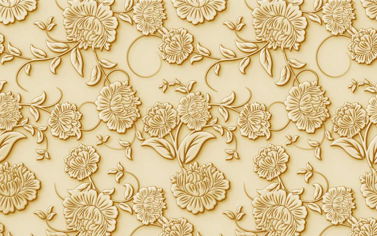 Flower Texture Wallpaper Print