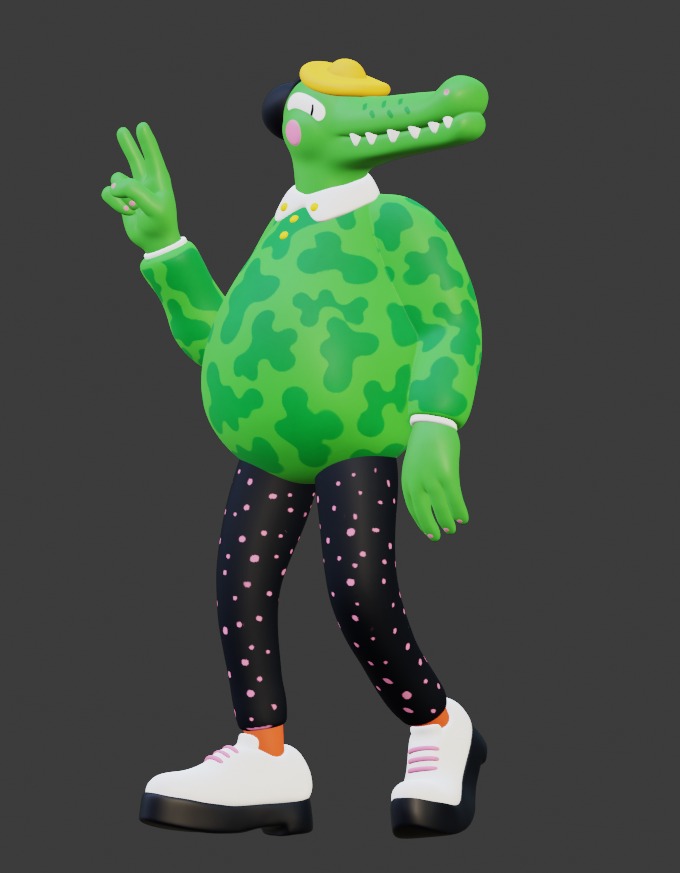 Green Crocodile Cool