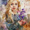 Little blonde hair girl