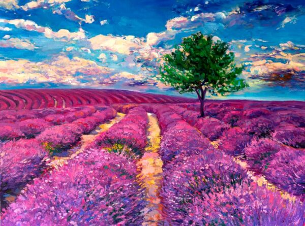 Purple Landscape