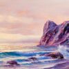 Purple sea