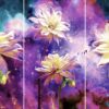 Purple and White Flower