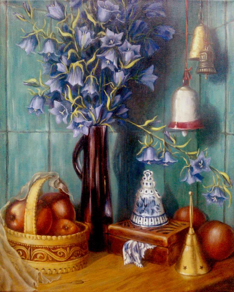 Still life with forest flowers