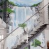 Surreal waterfall