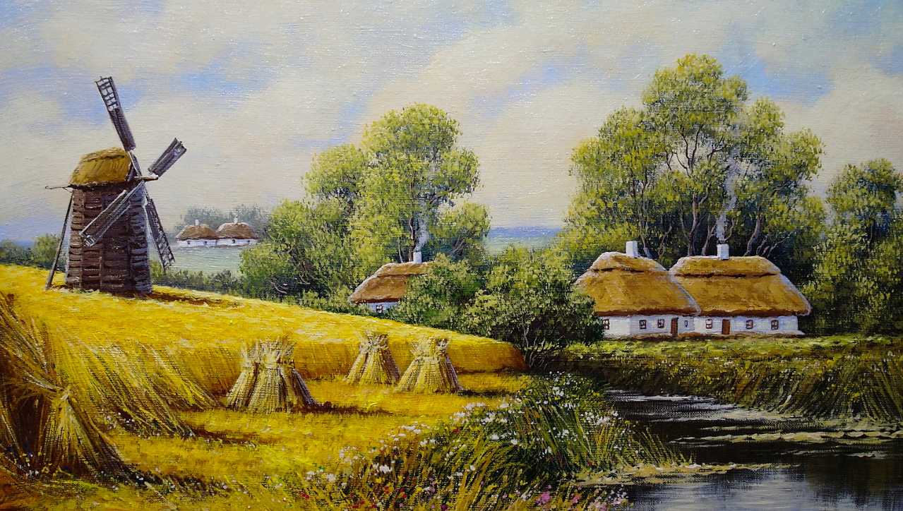 Village Fine Art Print - ArtSmiley