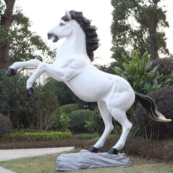 White Horse Sculpture