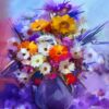 White and Orange Color Flower