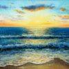 Yellow ocean scenery