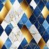 Abstract Dark Blue Background with Golden Foil Artificial Stone Texture Glass Printing