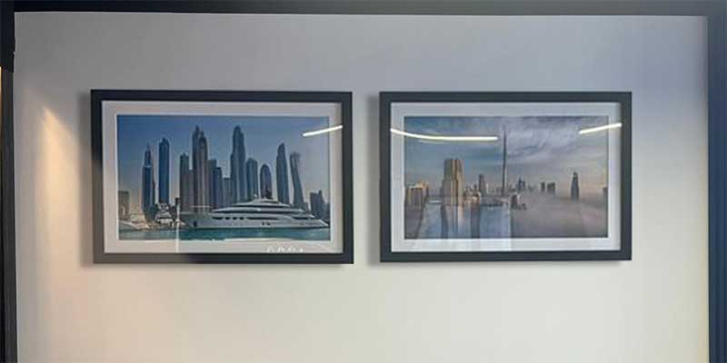 Sailing through Dubai’s Marvels and Photo Framing Service of Art Smiley