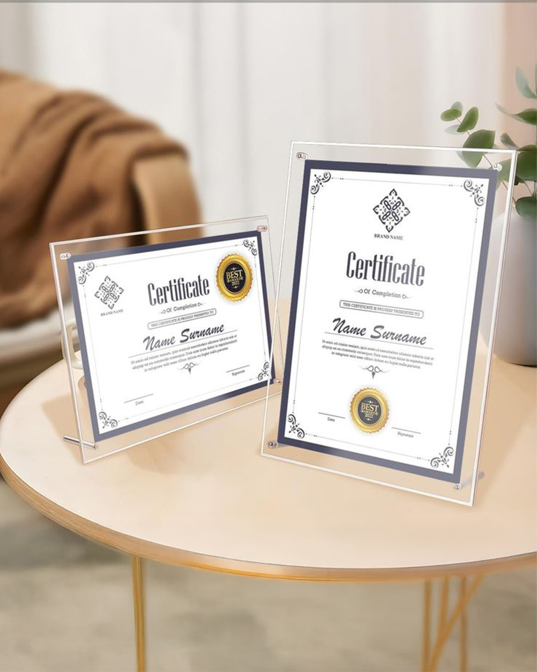 Certificates