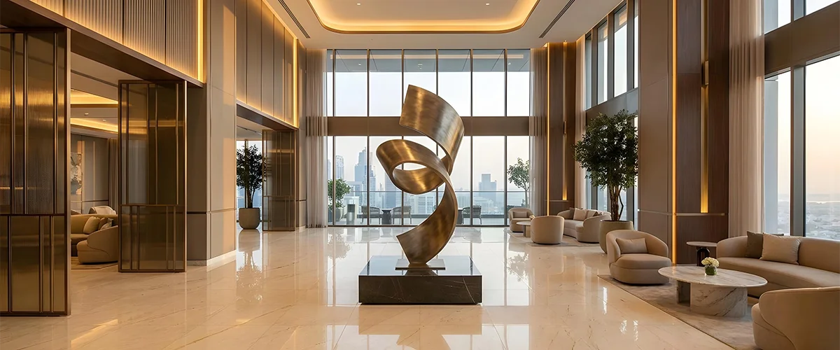 How to Choose the Right Sculpture for Your Dubai Office or Hotel Lobby